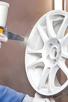 Car Wheels are Made of Powder Coating