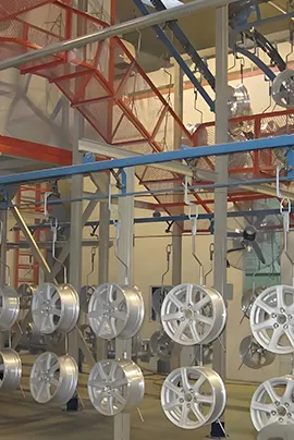 Powder Coating Line for Car Rim